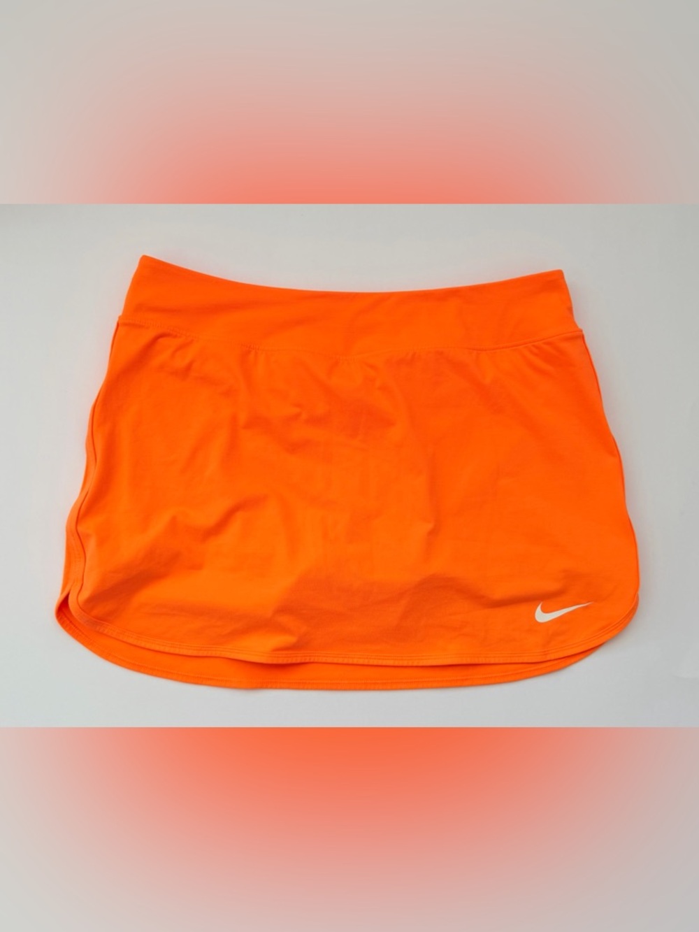 Nike Dri-FIT Neon Orange Tennis Skort w Built-In Shorts Medium